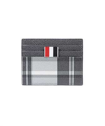 Thom Browne MAW220A L0041 MADRAS PEBBLE GRAIN LEATHER 4-BAR SINGLE Porta carte di credito