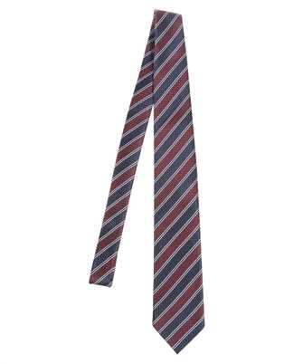 Zegna Z6W04TA6 1P8 PRINTED SILK AND COTTON Tie