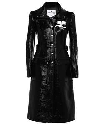 Courreges PERCMA078VY0003 VINYL TRENCH Coat