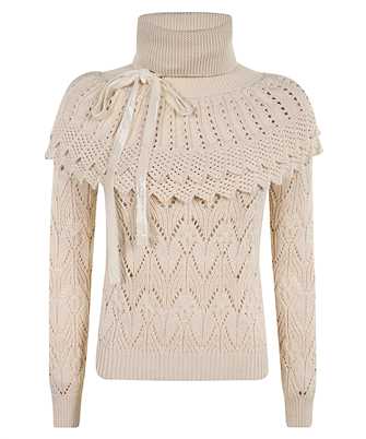 Zimmermann 4942TF251 Hypnotic Ruffle Collar Maglia