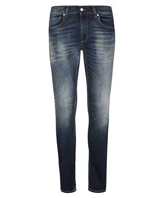 Alexander McQueen 682084 QSY15 GRAFFITI DENIM Jeans