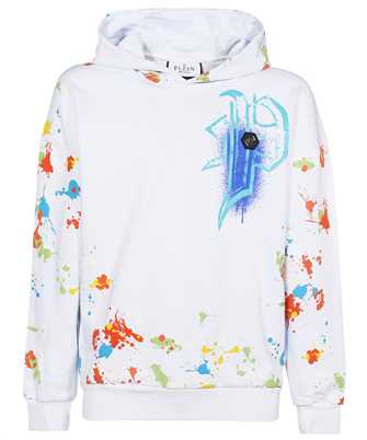 Philipp Plein SACC MJB2905 PJO002N DRIPPING SKULL Kapuzen-Sweatshirt