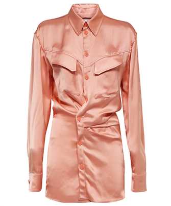 Off-White OWDG001S23FAB001 TOYBOX SATIN TWIST Dress