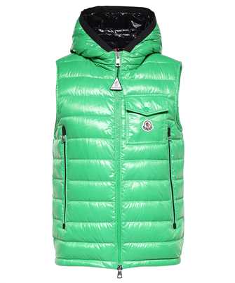 GUCCI GG canvas down vest with detachable hood (710586, 710586 Z8A58,  710586 Z8A58 9120)