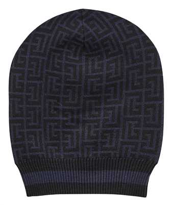 Balmain YH1XC000KC61 MONOGRAM WOOL Beanie