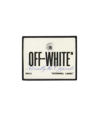 Off-White OMND041S23LEA001 LOGO PATCH Porta carte di credito