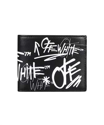 Off-White OMNC094S26LEA004 LOGO BIFOLD Portafoglio