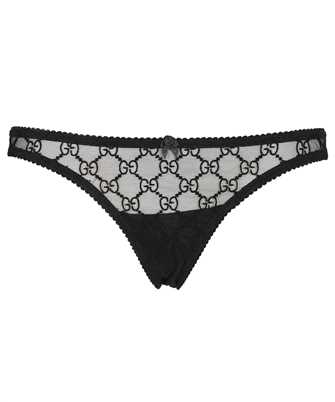 Gucci 732669 XUAB7 GG EMBROIDERED TULLE Panties