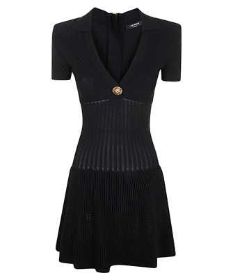 Balmain GF1R7153KJ30 SS FLECHAGE KNIT FLARE SHORT Dress