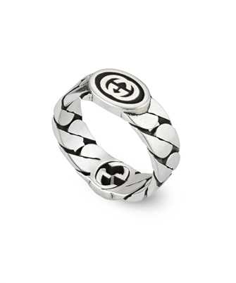 Gucci Jewelry Silver JWL YBC6786560010 INTERLOCKING Ring