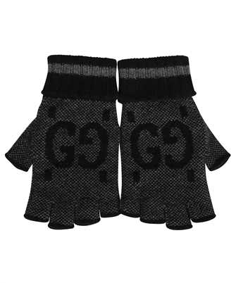 Gucci 726586 4GABX GG CASHMERE FINGERLESS Gloves