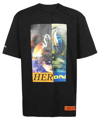 Heron Preston HMAA029F21JER002 SPLIT OVERSIZE T-shirt