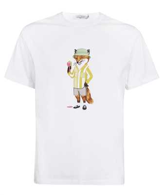 Maison Kitsune KM00145KJ0008 DRESSED FOX REGULAR T-Shirt