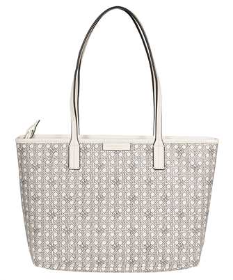 Tory Burch 147748 SMALL COATED CANVAS ZIP TOTE Bag