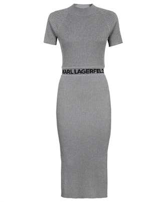 Karl Lagerfeld 230W1359 LUREX SSLV KNIT Dress