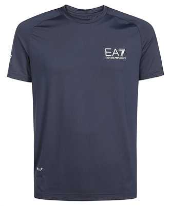 EA7 8NPT22 PJEMZ LOGO-PRINT COTTON T-shirt