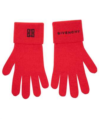 Givenchy BPZ06Y P0P5 INTARSIA-KNIT LOGO Gloves