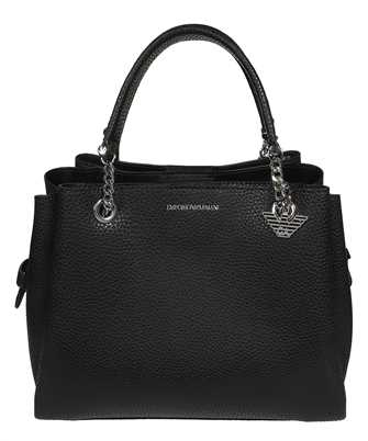 Emporio Armani Y3D159 YFN6E PALMELLATO LEATHER-EFFECT WITH EAGLE CHARM Tasche