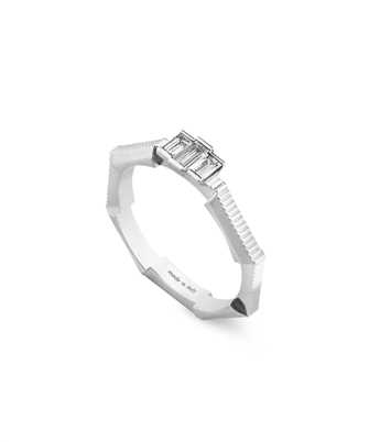 Gucci Jewelry Fine JWL YBC6624570010 18 KT WHITE GOLD AND DIAMONDS Ring