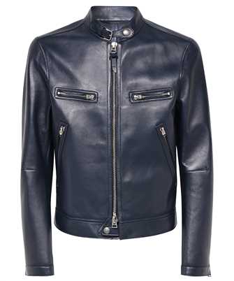 Tom Ford LXR005 LMN003S23 BONDED NAPPA PLONGE ZIP RACER Jacket