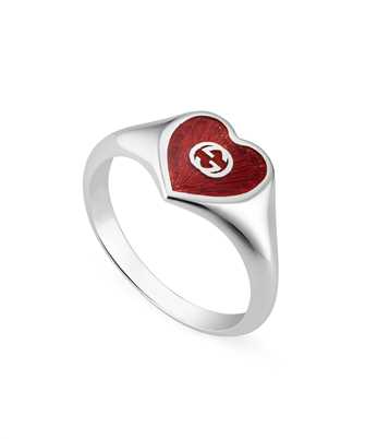 Gucci Jewelry Silver JWL YBC645544001014 HEART 1.4 INCHES Ring