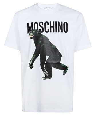Moschino A0713 0241 Chimpanzee Print  T-shirt
