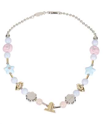 Lanvin AW CJBN1F SWEE E22 BALL CHAIN ENAMELED BEADS Necklace