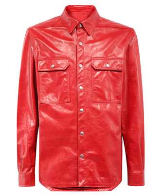 Rick Owens RU01D3729 LSU OUTERSHIRT LEATHER Giacca