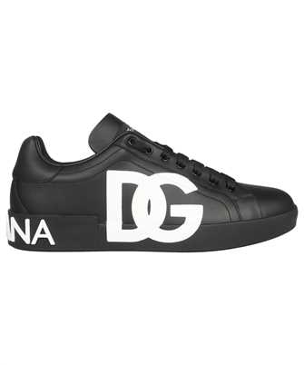 Dolce & Gabbana CS1772 AC330 CALFSKIN NAPPA PORTOFINO WITH DG LOGO PRINT Sneakers