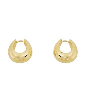 Tom Wood E39HMNA01S925 9K ICE HOOP MEDIUM Earrings