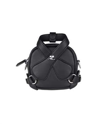 Courreges 422GSA039CR0010 MINI X LOOP LEATHER Borsa
