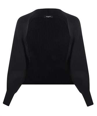 Balmain GF1KL275KJ39 RIBBED KNIT BOLERO Shirt