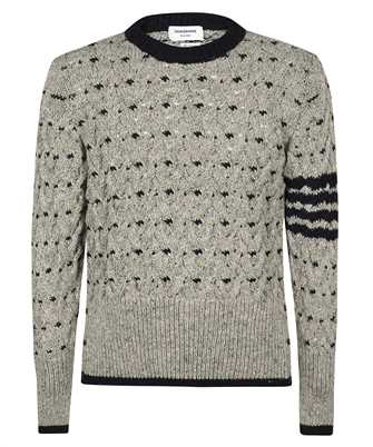 Thom Browne MKA510A Y1506 ALL OVER CABLE STITCH CLASSIC CREW NECK Knit