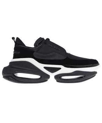 Balmain XM0VI277LSOW B BOLD LOW-CALFSKIN&SUEDE Sneakers