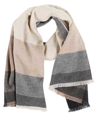 Brunello Cucinelli MSC666AG  Wool and cashmere checked twill Scarf