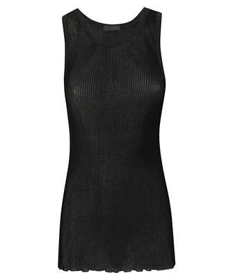 Lanvin RM TS0132 J049 P26 PLEATED JERSEY TANK Top
