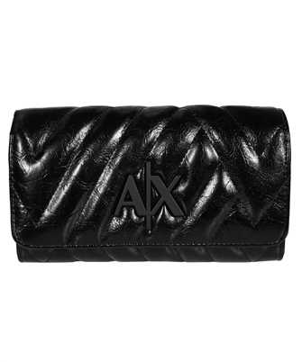Armani Exchange 948481 3F779 GLOSSY QUILTED CHAINED Wallet