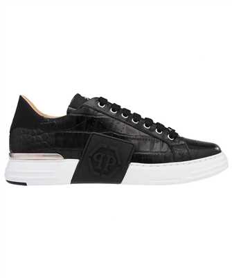 Philipp Plein AADS USC0653 PTE003N CROCCO PRINTED LO-TOP Sneakers