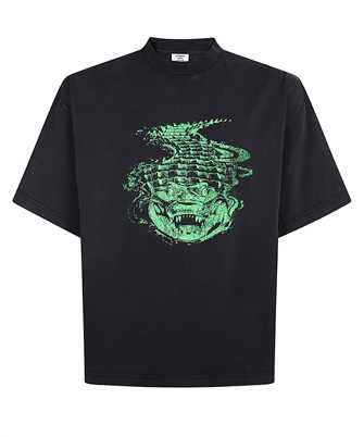 Vetements UA66TR675B CROC CROPPED BOXY T-shirt
