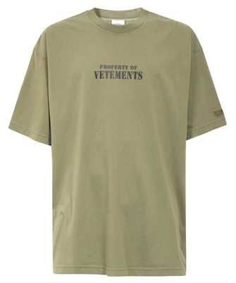 Vetements UE64TR330Z PROPERTY OF VETEMENTS T-shirt