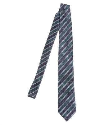 Zegna Z6W04TA6 1P8 PRINTED SILK AND COTTON Tie