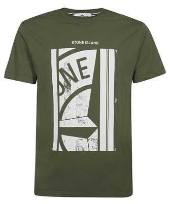 Stone Island 2NS89 COTTON JERSEY 'MOSAIC FOUR' PRINT T-shirt