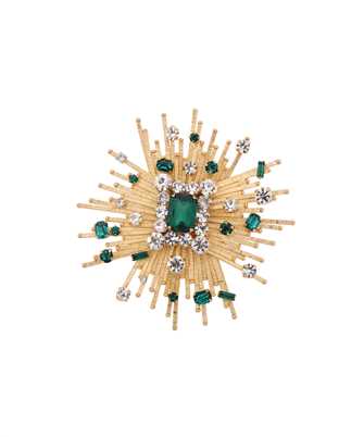 Balmain BN1OT306PB97 BRASS&GLASS Brooch