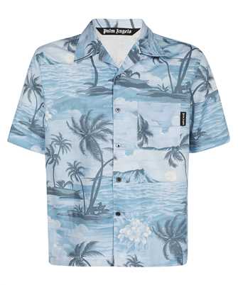 Palm Angels PMGG005S24FAB003 SUNSET BOWLING Shirt