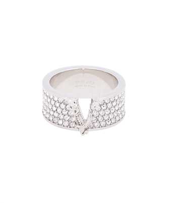Versace 1009214 1A00621 CRYSTAL VIRTUS Ring