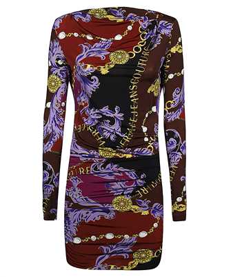 Versace Jeans Couture 75HAO901 JS204 CHAIN COUTURE-PRINT COWL-BACK MINI Kleid