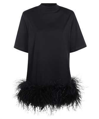 The Attico 260WCA00469 JJJ025MU Feather-trimmed Abito