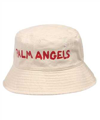 Palm Angels PMLA036S24FAB001 SEASONAL LOGO BUCKET Cappello