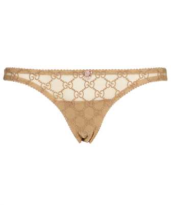 Gucci 732669 XUAB7 GG EMBROIDERED TULLE Panties