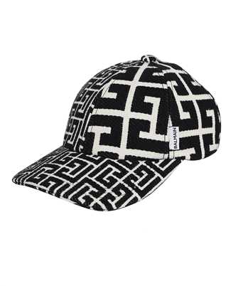 Balmain XH0XA030MB35 MIX MONOGRAM JACQUARD Cap